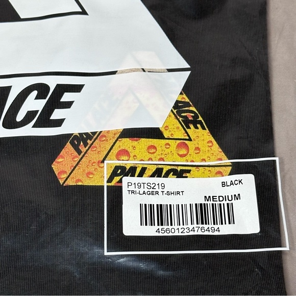NWT 2020 PALACE TRI-LAGER MENS MEDIUM BLACK DEADSTOCK IN RETAIL ZIP-LOC - Picture 4 of 4